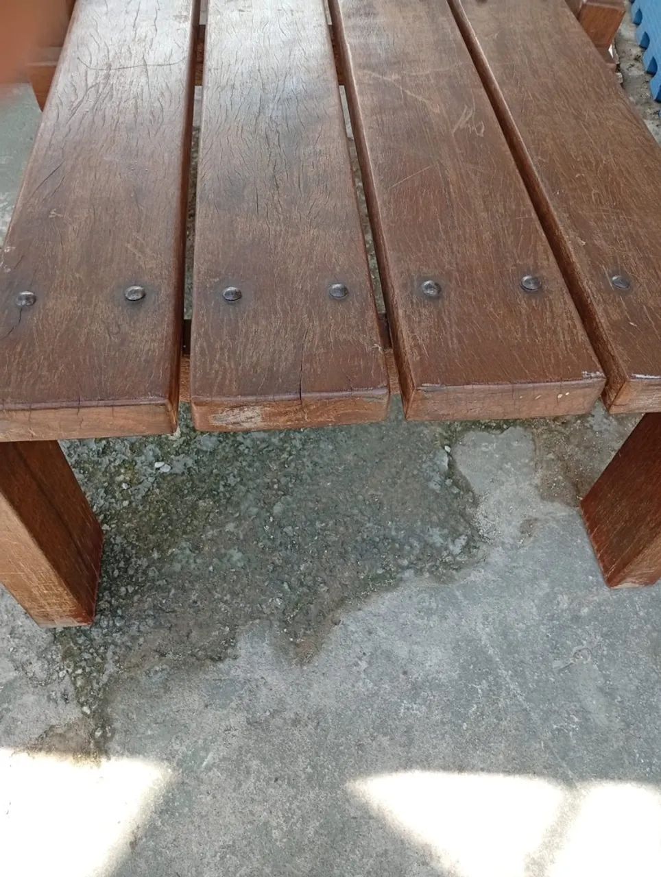 Mesa de centro em madeira maciça - Foto 3
