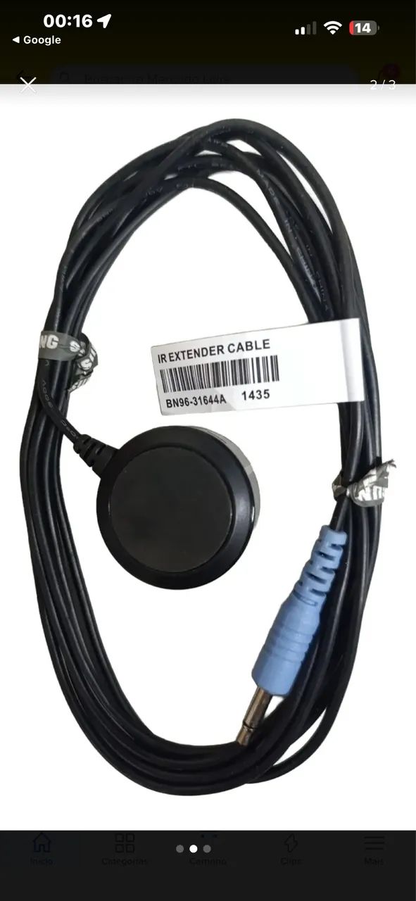 Cabo Extensor Ir Compatível C/ Tv Samsung - .,Bn96-31644a 0 - Foto 3
