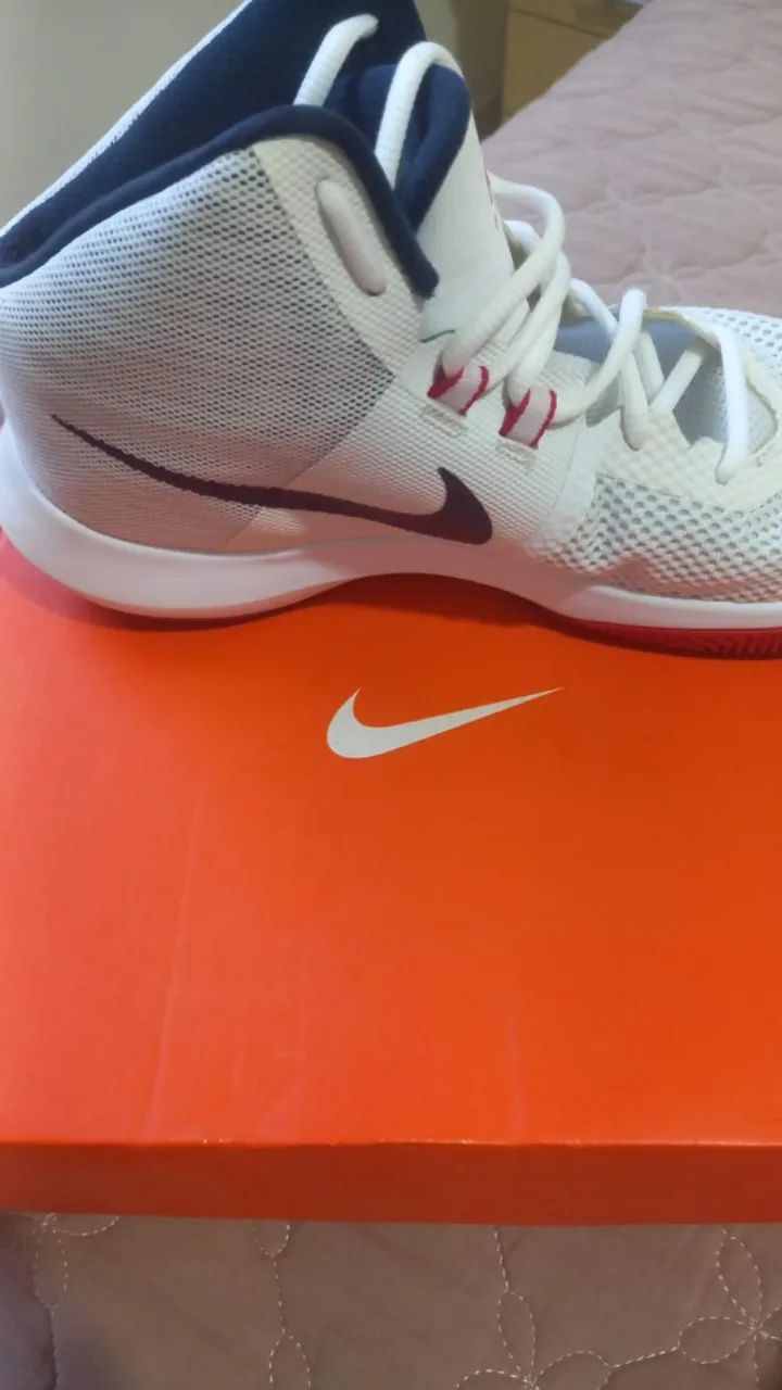 Tênis Nike Air Precision branco Número 40 seminovo. - Foto 5