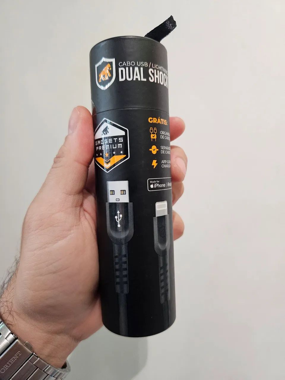 Cabo Mfi lightning para Usb A 1.2m Gshield  - Foto 3