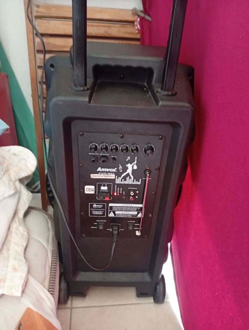 Caixa de som Amvox 500wts completa e barato - Foto 4