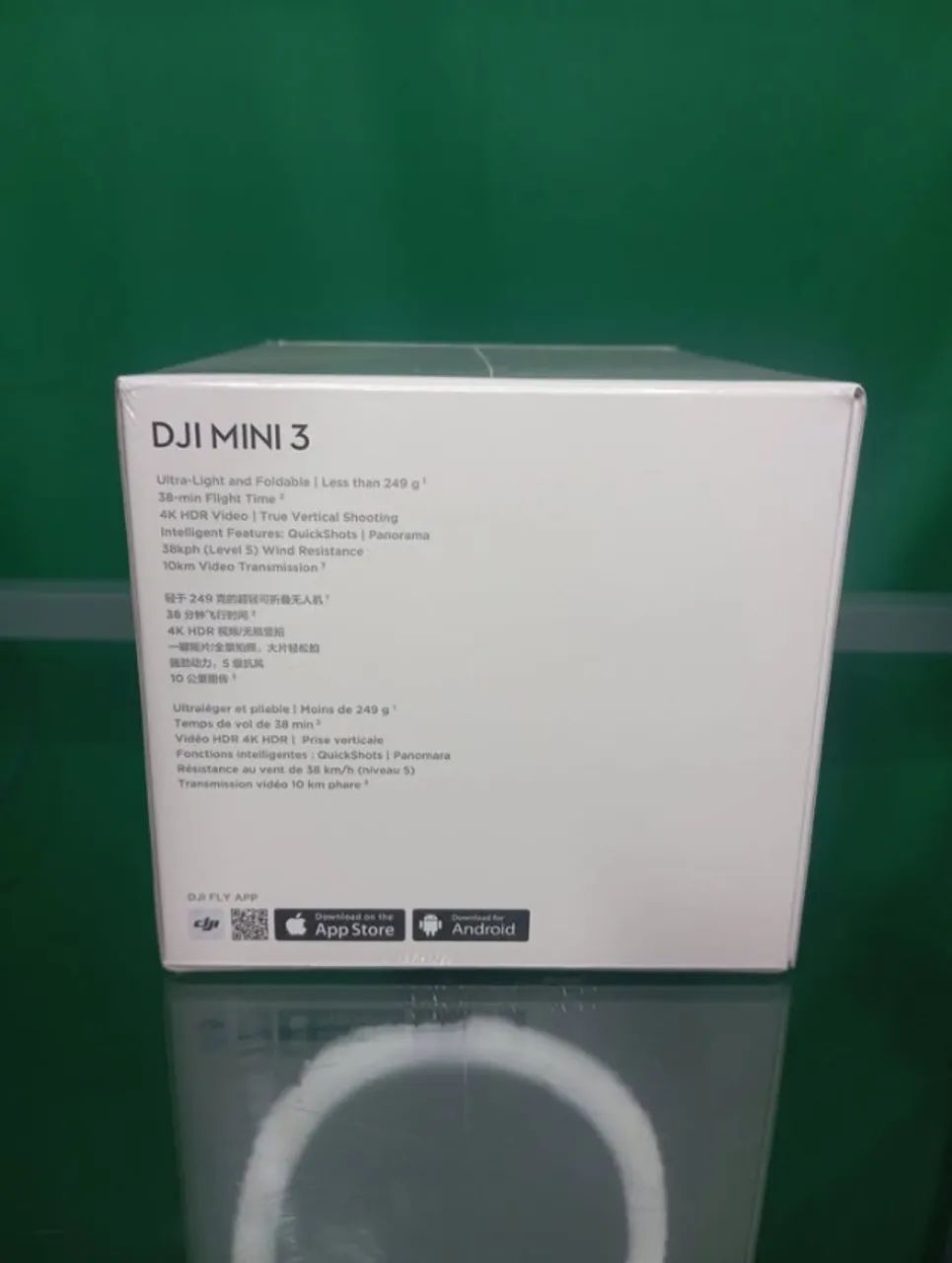 Drone Dji Mini 3 com Controle (Alcance de 10km) Sensor e Rádio Satélite - Novo Lacrado - Foto 4