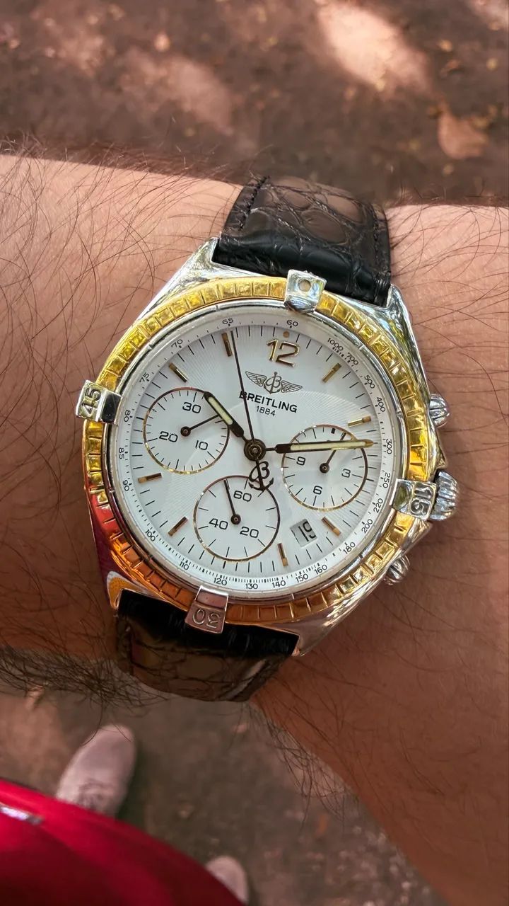 Relógio Breitling Ouro e Aço  - Foto 4