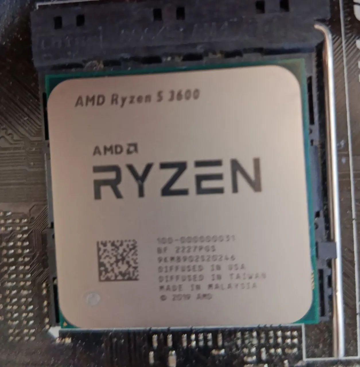 Ryzen 5 3600 usado período 1 ano e meio - Foto 3