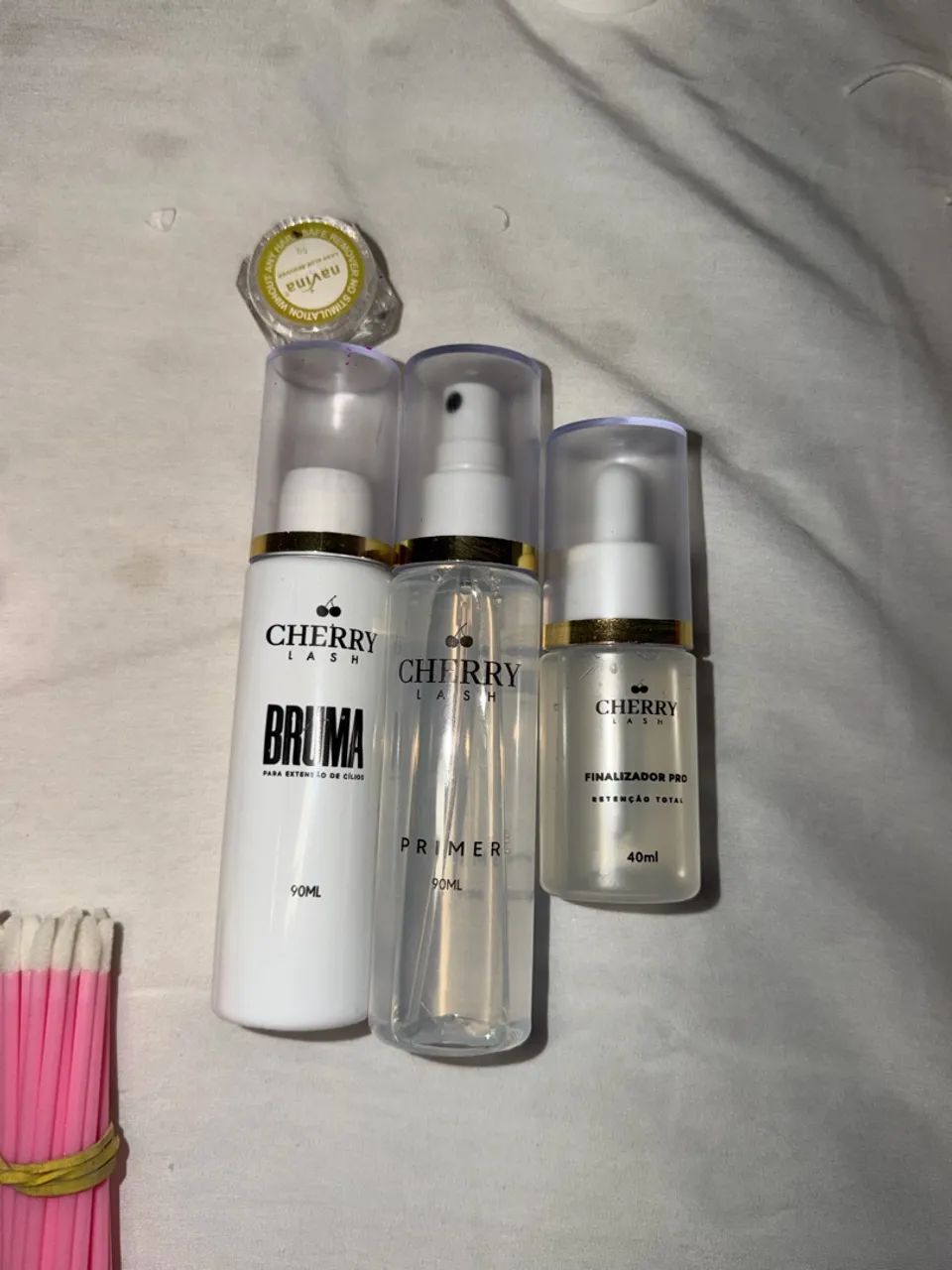 Kit para extensão de cílios com materiais e acessórios - Foto 3