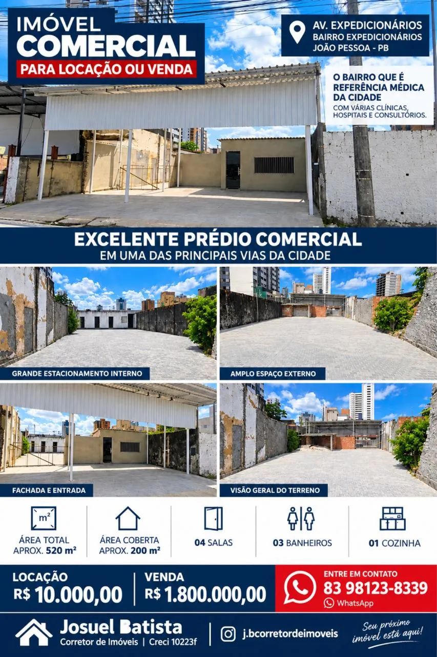 Imóvel comercial para venda ou aluguel 