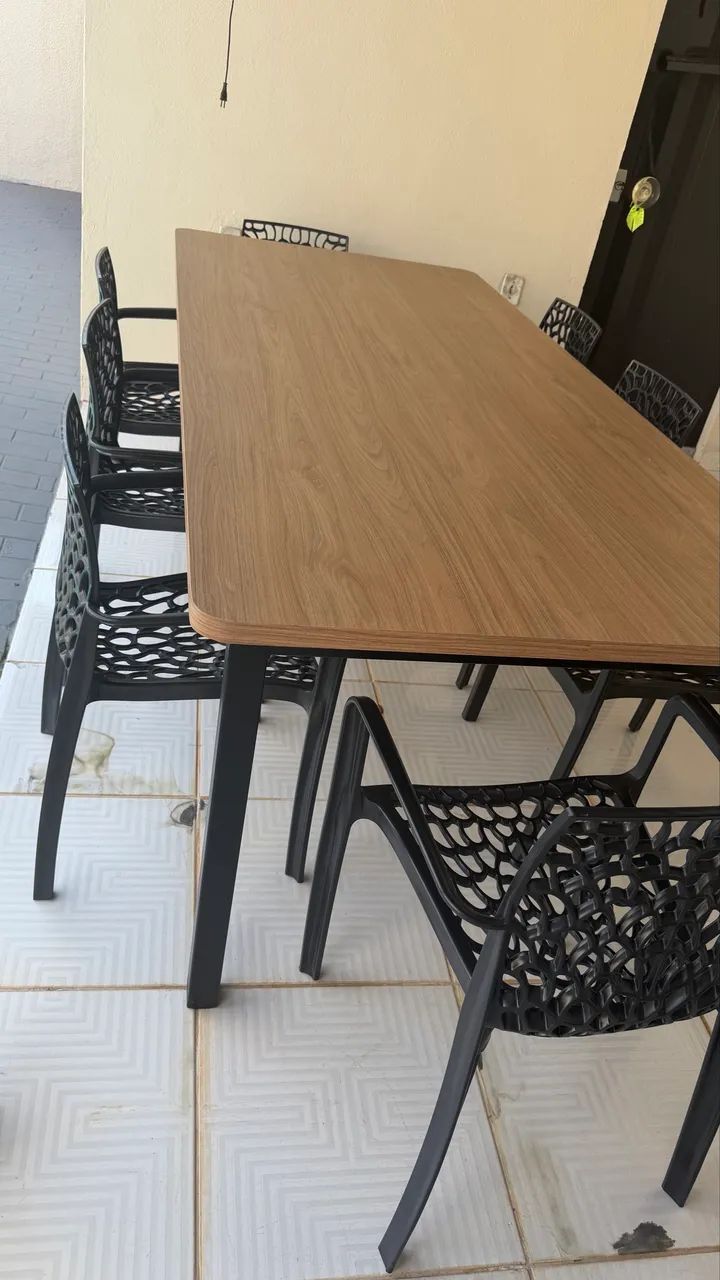 Mesa Nova com 8 cadeiras - Foto 4