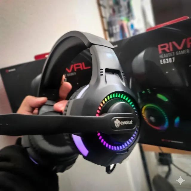 Headset gamer para PC, Playstation e Xbox - Novo  - Foto 5