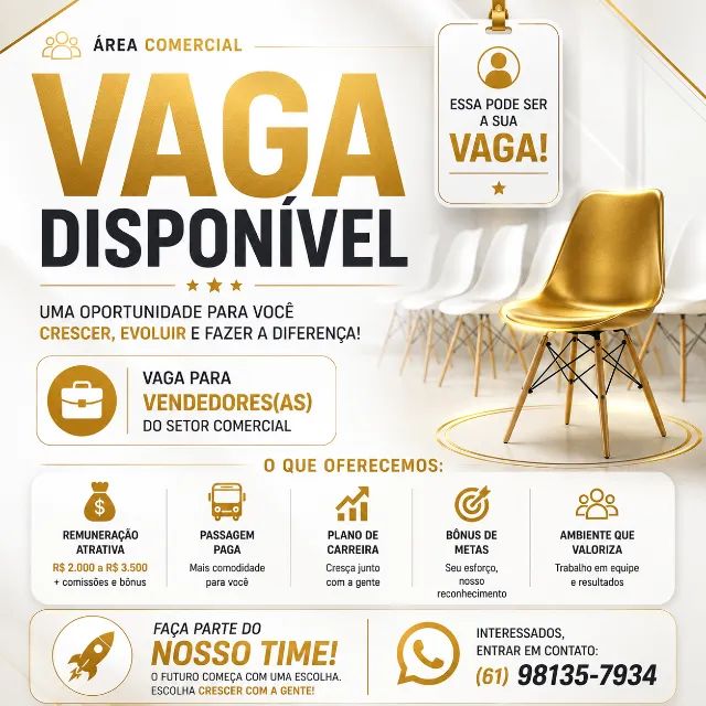 CONSULTOR COMERCIAL | Aceitando currículo