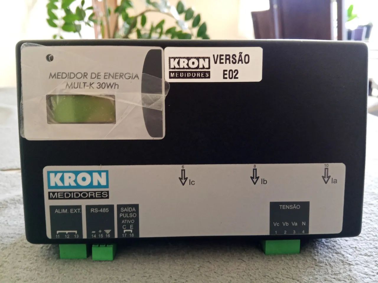 medidor de energia mult-k30wh KRON versão E02