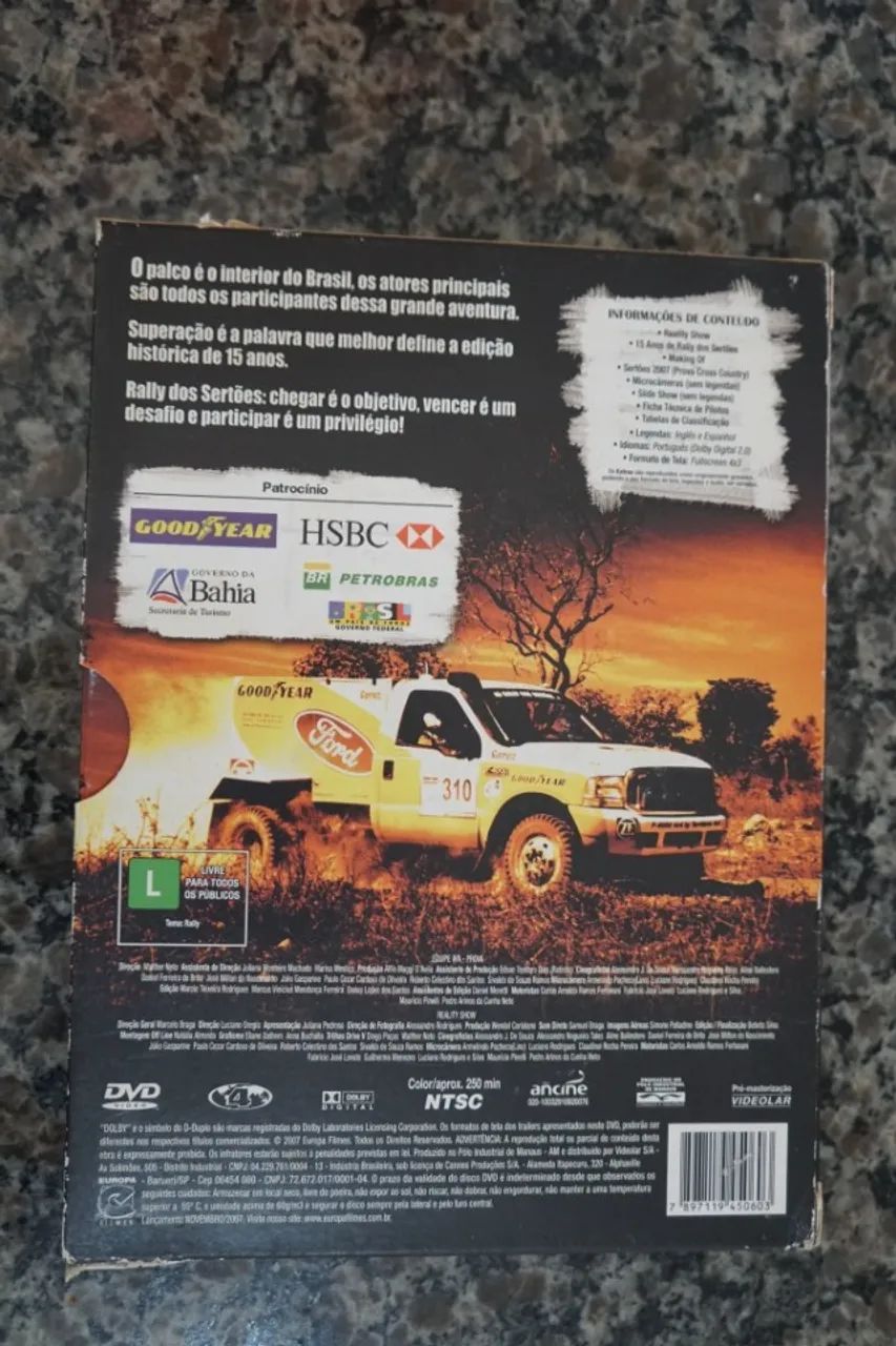 DVD 15º Rally Internacional dos Sertões - 15 anos - CDs, DVDs etc