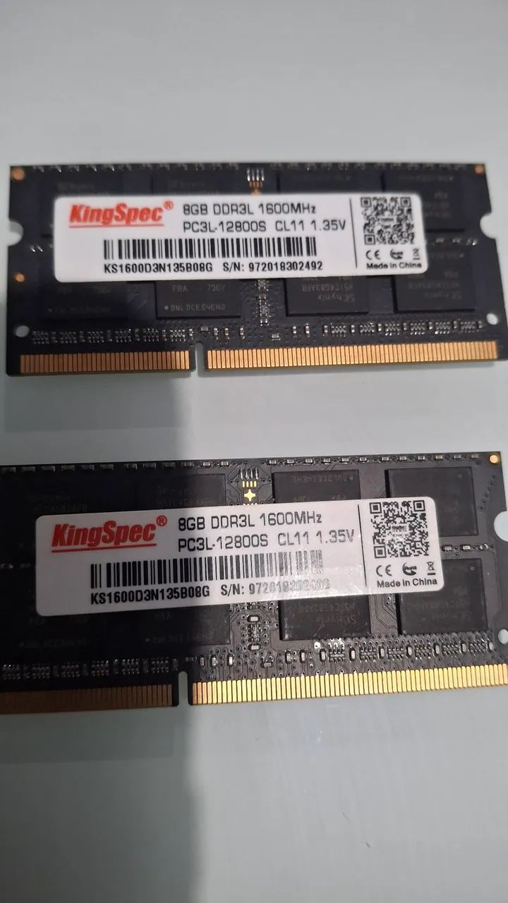 Memória 8 G DDR 3 1800 Mhz PC 12800