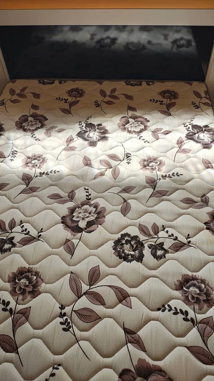 Cama casal tradicional com colchão Ortobom  - Foto 4