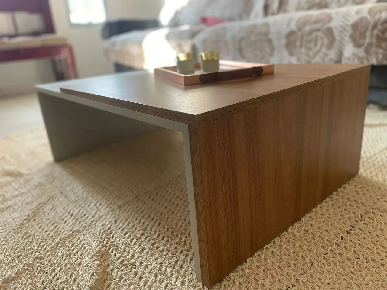 Mesa de centro - 80cm x 55cm - Foto 2