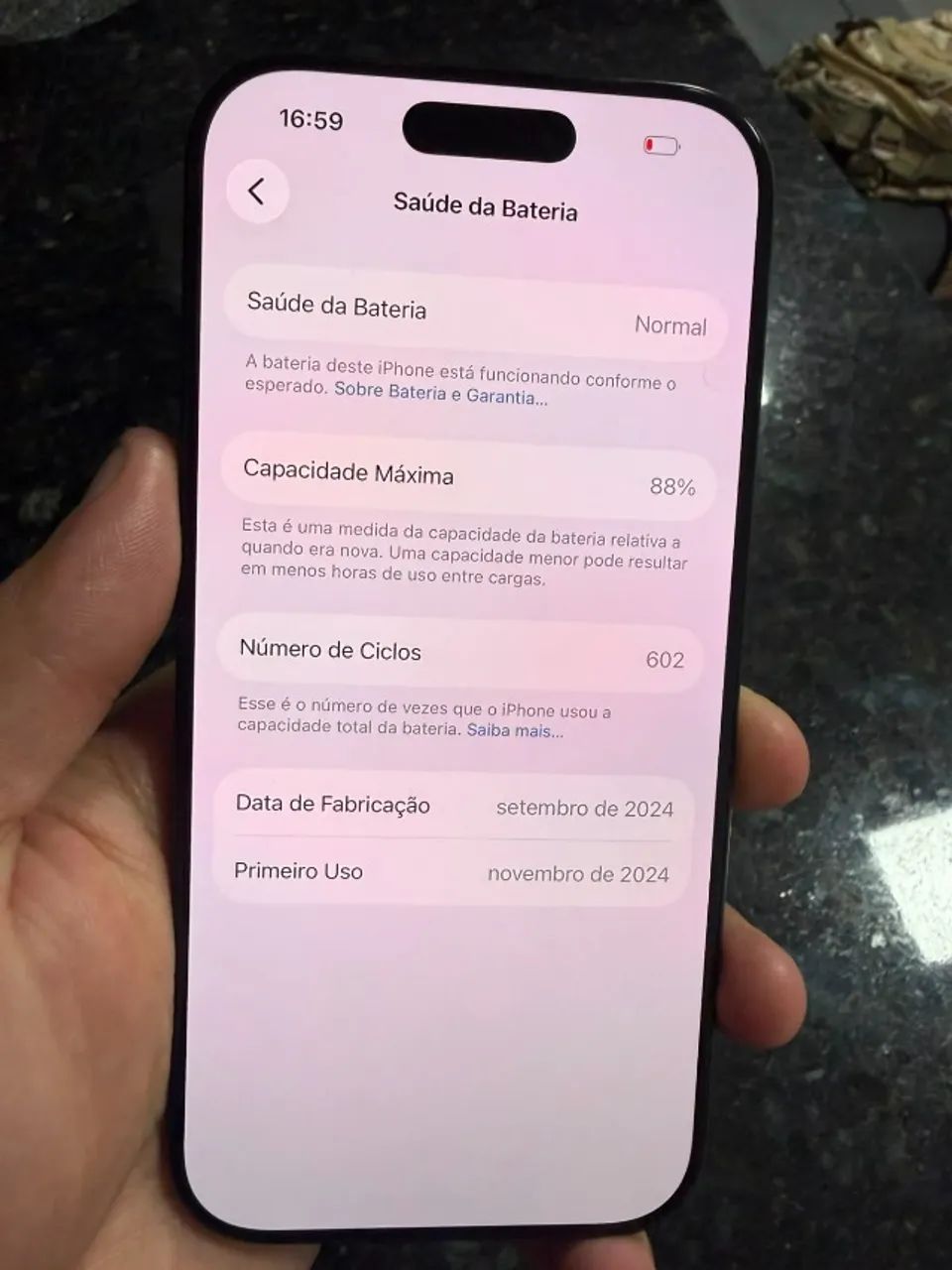 Iphone 16 pro 256gb impecável!  - Foto 4