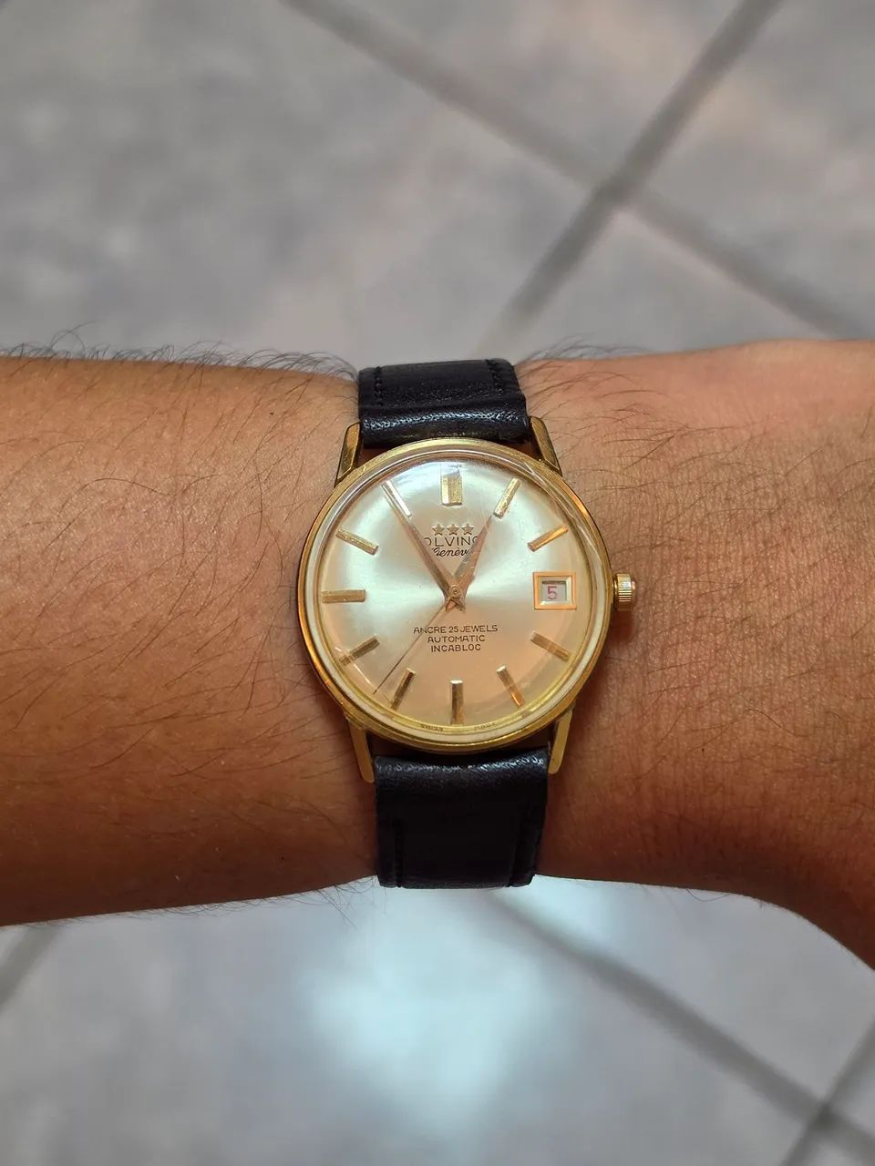 Relógio Olvino Automático Vintage 