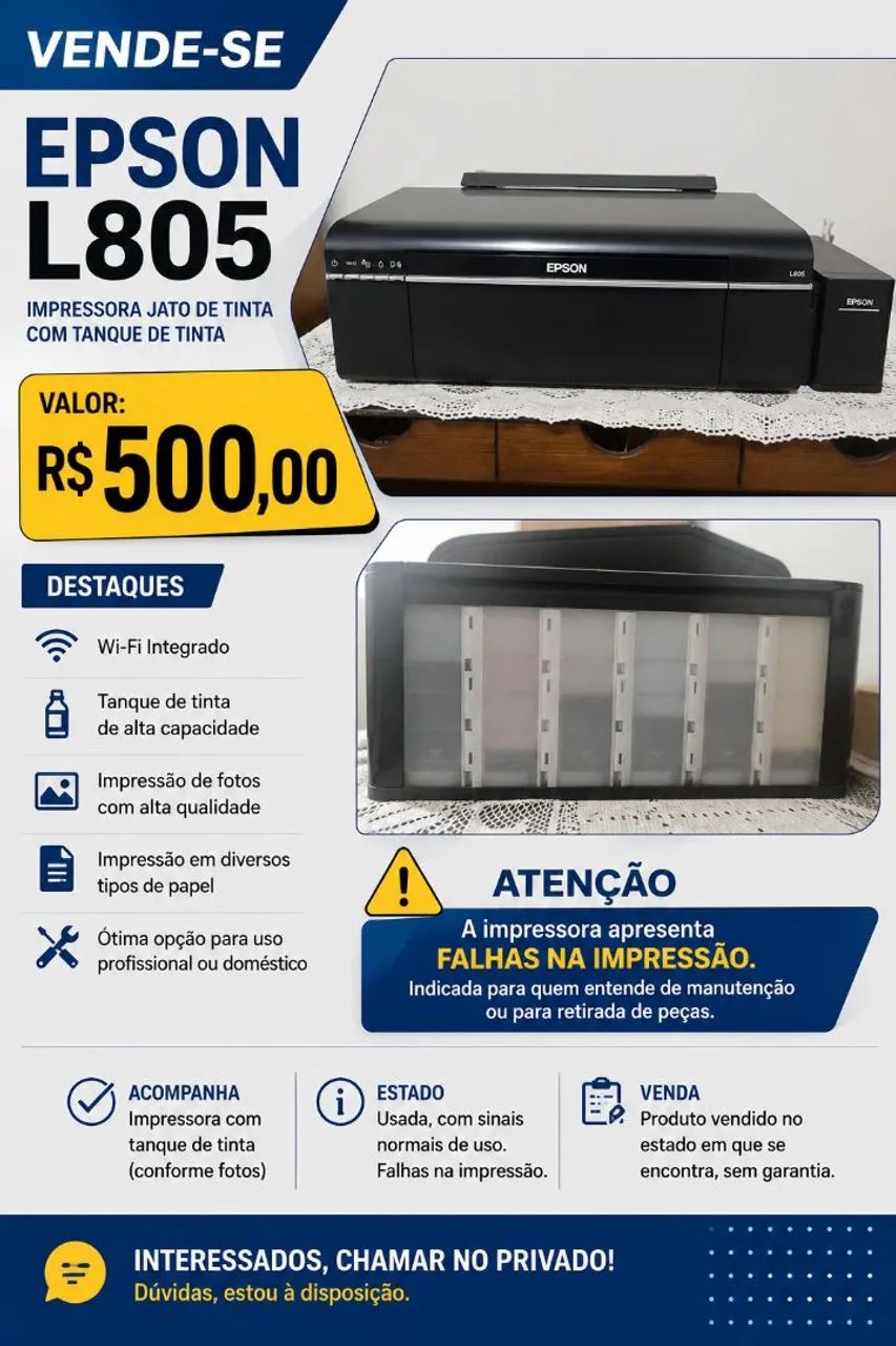 Impressora Epson L805