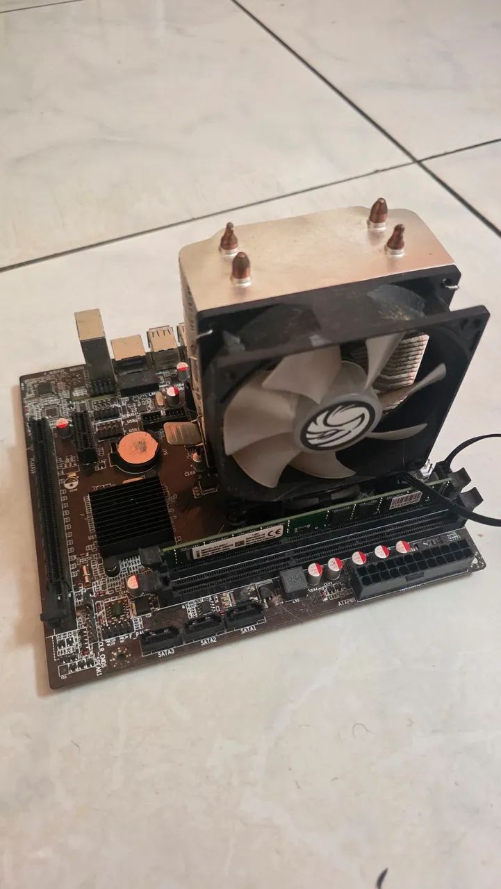 I5 3570 com placa mae e air cooler - Foto 3