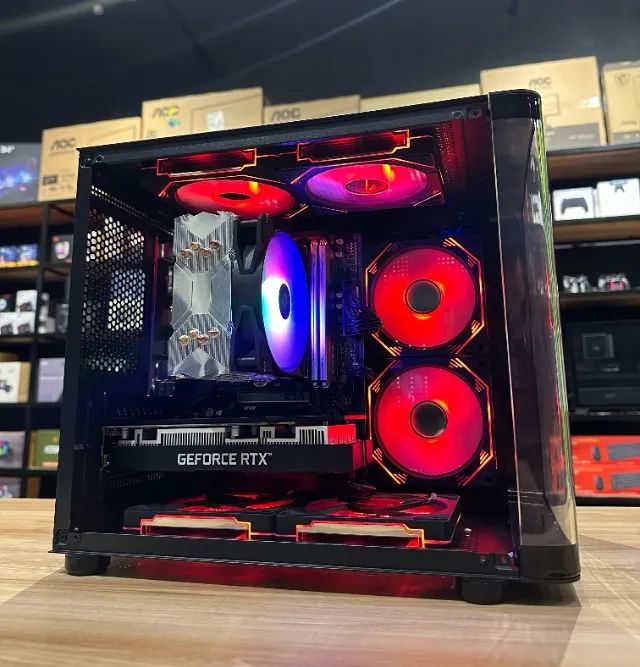 (LOJA FÍSICA) Pc Gamer ryzen 5 5500 + Rtx 3050 3200mhz, 16GB - Foto 3