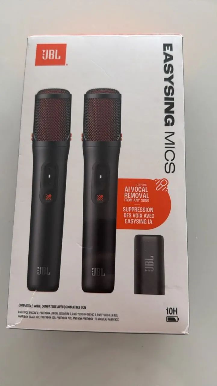 Microfone JBL Easysing Mics