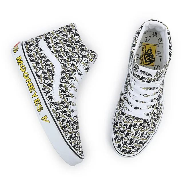 Tênis Vans Sk8 Hi Mooneyes True White Unissex. - Calçados - Jardim