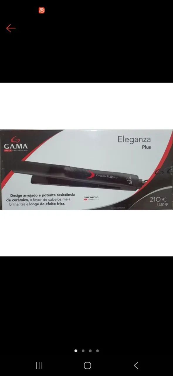 Prancha Gama Eleganza usada - Foto 4