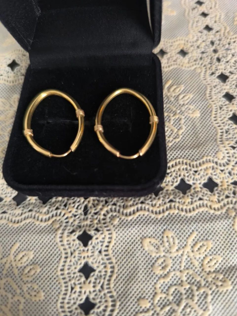 Argola em ouro 18k