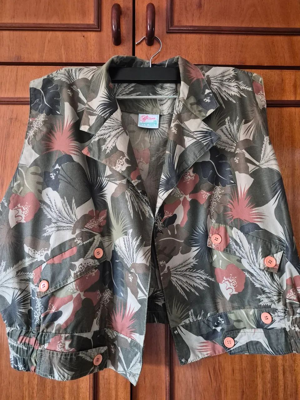 Colete vintage novo