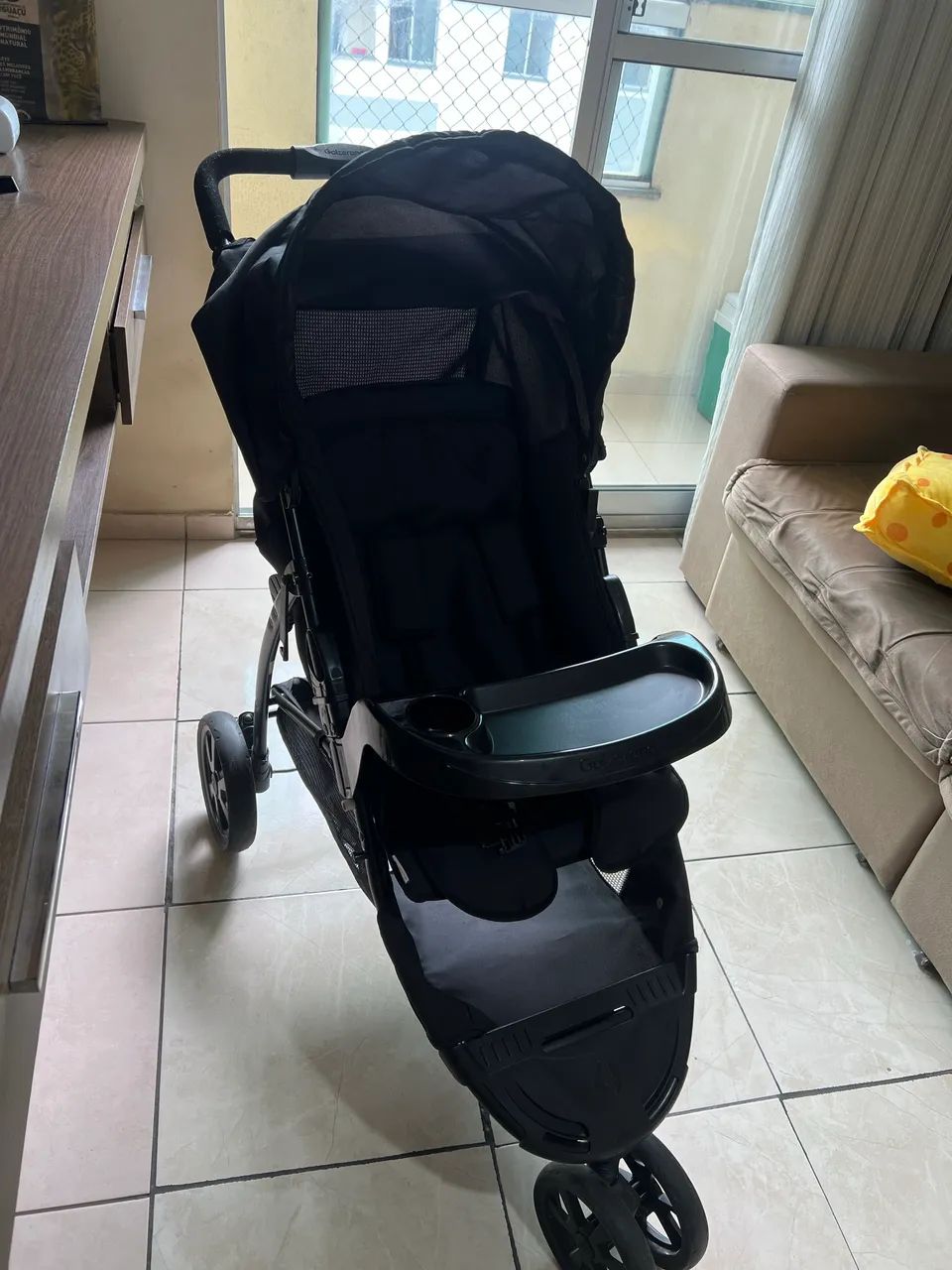 Carrinho de bebê Galzerano 3 rodas - Foto 2