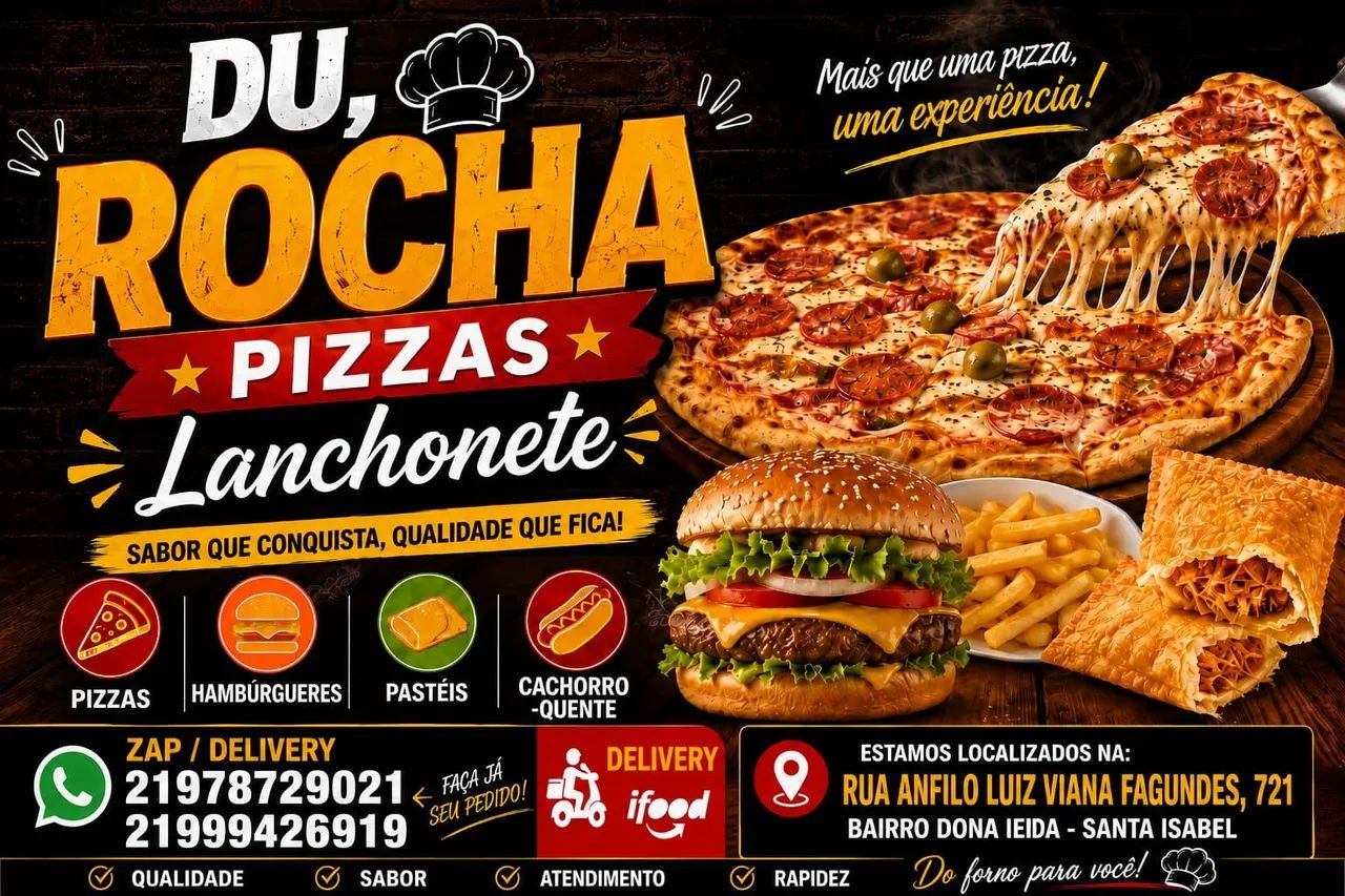 DU, ROCHA PIZZAS É LANCHES  - Foto 3