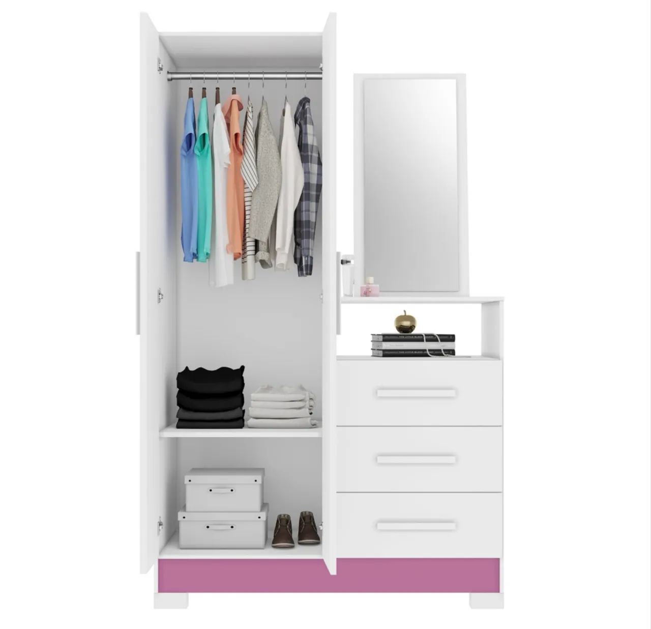 Comoda Sapateira acompanha espelho NT 5165 em mega oferta! - Foto 4