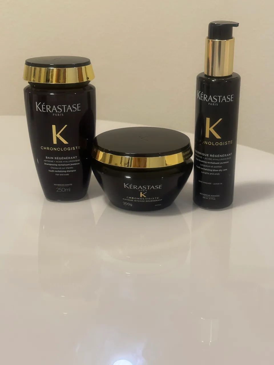 Kit Kerastase Chronologiste - Shampoo, Máscara e Protetor Térmico  - Foto 2