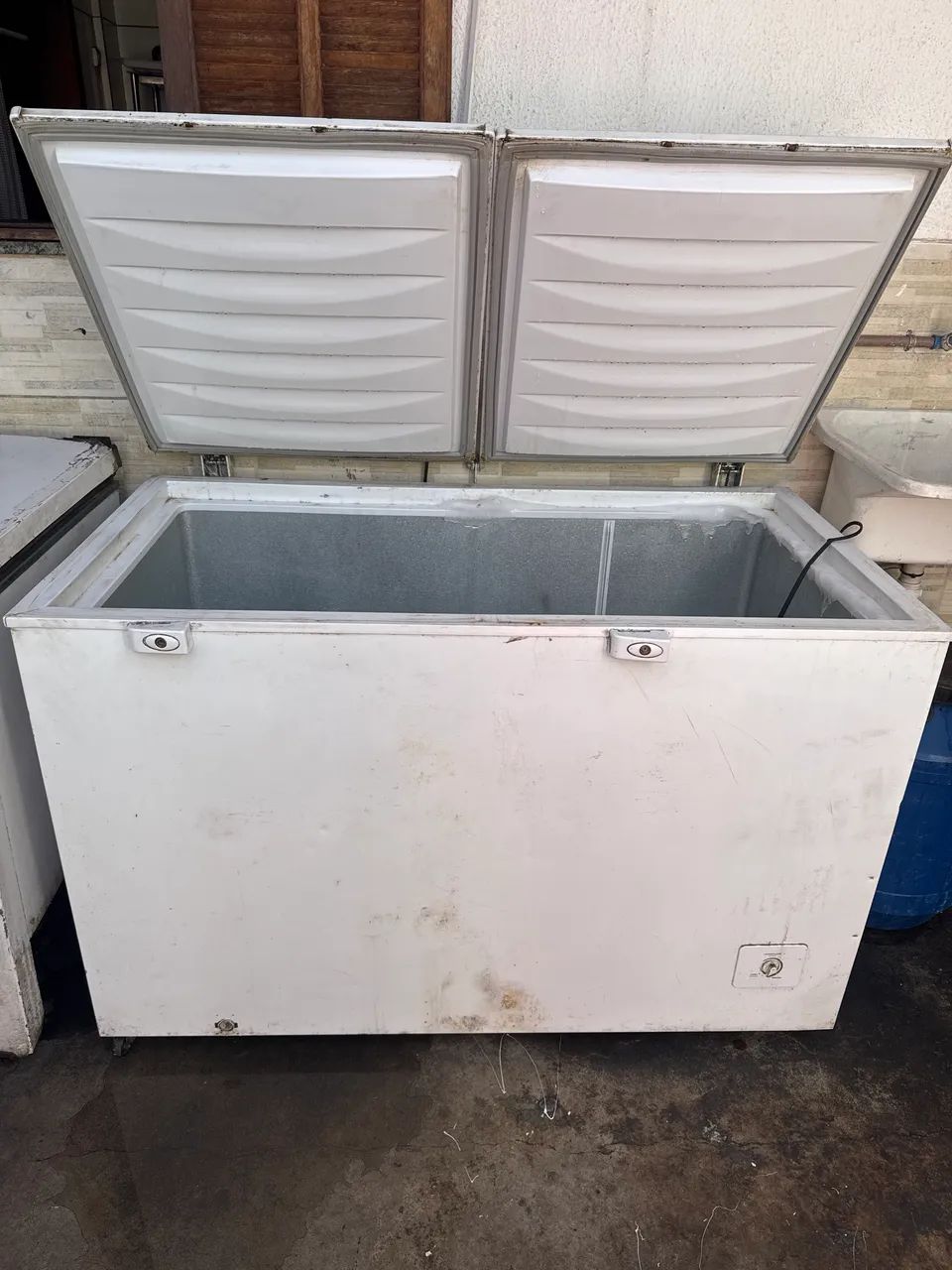 Freezer branco 