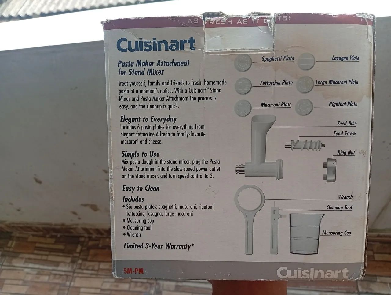 Extrusor de massas para Batedeiras, da marca Cuisinart - Foto 6