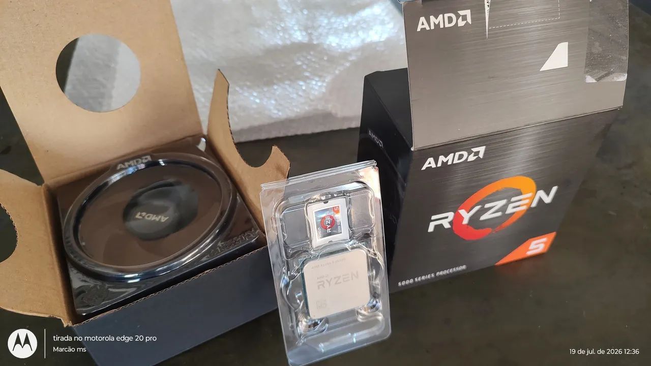 PROCESSADOR RYZEN 5 4600G COM COOLER ORIGINAL  - Foto 3