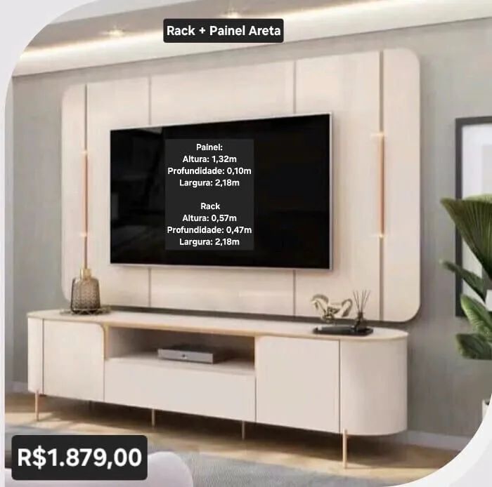Rack + Painel Areta