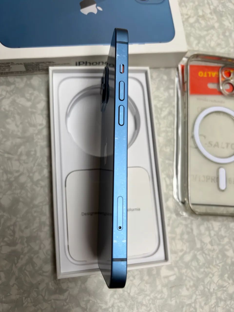 iPhone 13 128GB Azul - Todo Original (Caixa, Cabo e Brindes)