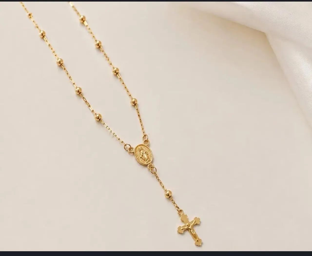 Cordão terço Ouro 18k
