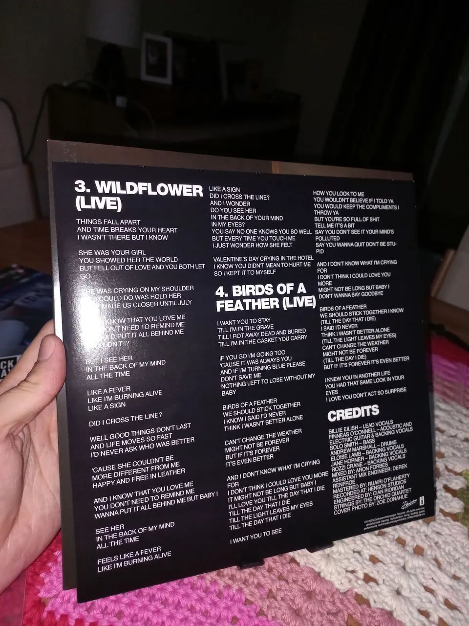LP Billie Eilish - Live (Black Friday RSD 2025) - Foto 3