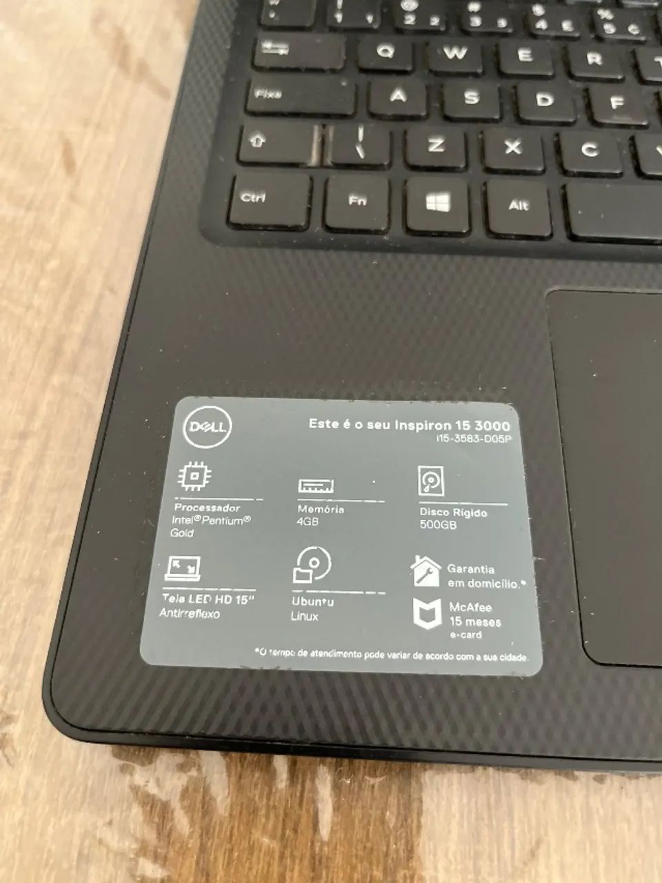 notebook Dell inspiron 15 3000 - Foto 3