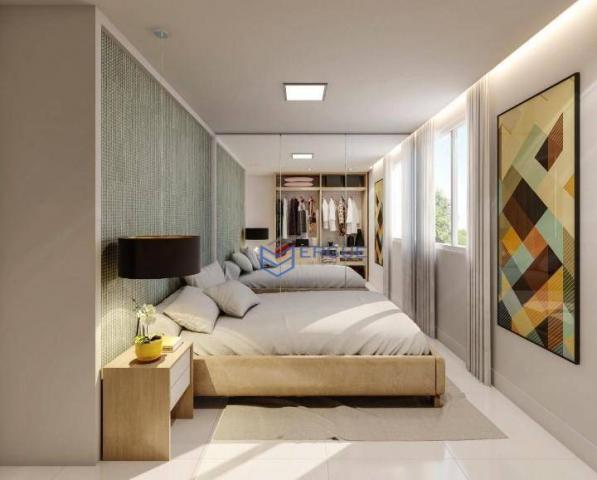 Apartamento com 2 dormitórios à venda, 47 m² por r$ 130.990 - centro - caucaia/ce - Foto 3