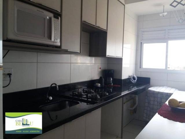 Apartamento com 2 dormitórios à venda, 54 m² por r$ 185.000 - companhia fazenda belém - fr - Foto 6