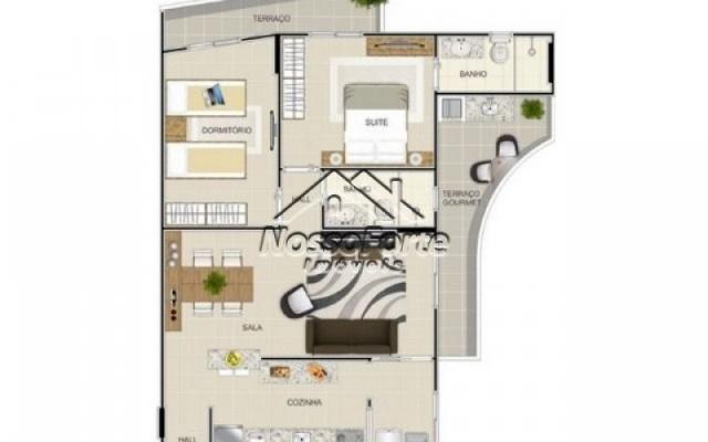 Apartamento na Aviação em Praia Grande - Foto 9