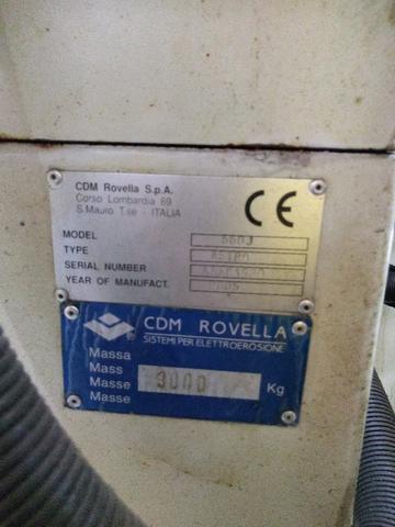 Eletroerosão de penetração CDM Rovella suporta peças grandes 2005 - Foto 6