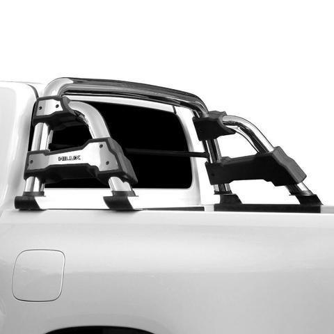 Santo Antônio Cromados e Pretos - P/ Todas as Picapes - Hilux / Amarok / Ranger