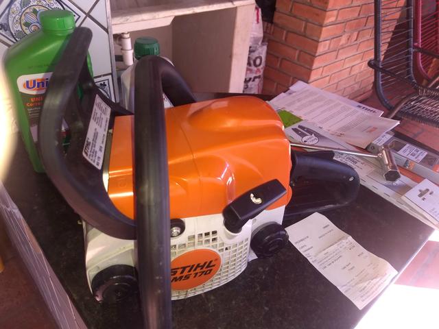 Moto serra a gasolina na caixa - Foto 2