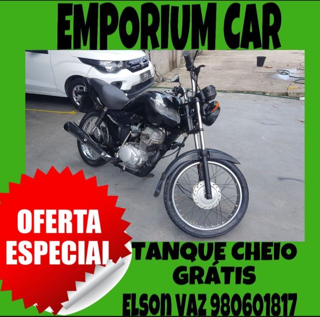 COM MIL DE ENTRADA!! HONDA CG FAN 125 ANO 2010 PEDAL