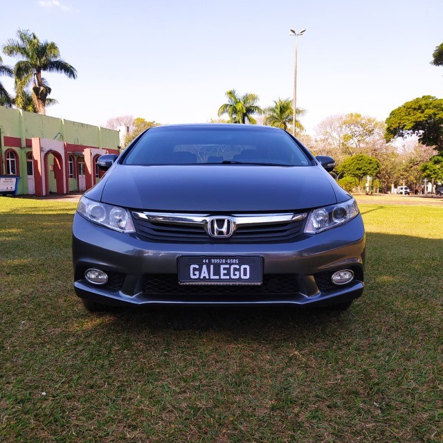 HONDA CIVIC LXR 2013/2014 CINZA FLEX