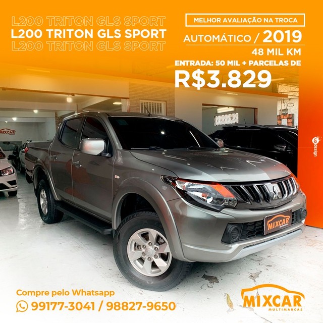 L200 TRITON GLS SPORT AUT. 2019! IMPERDÍVEL !