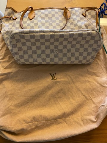 louis vuitton neverfull dust bolsa